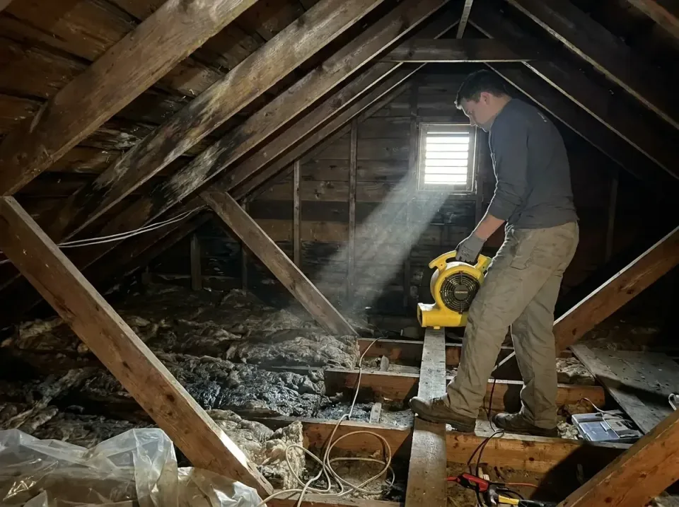 attic-water-damage-drying-proc-007 — frequently asked questions, Emergency Water Extraction & 24/7 Flood Response in Honesda…